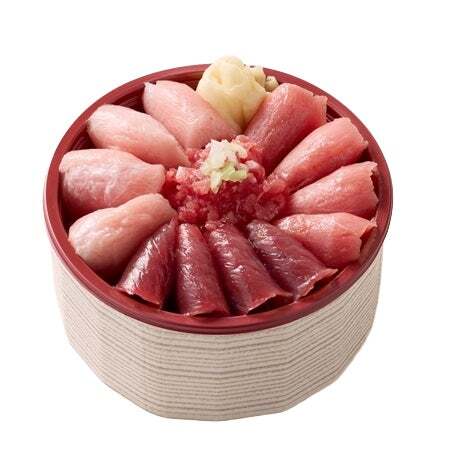 戸井産本鮪4種丼（1折）2,997円
