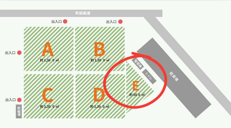 会場内のマップ