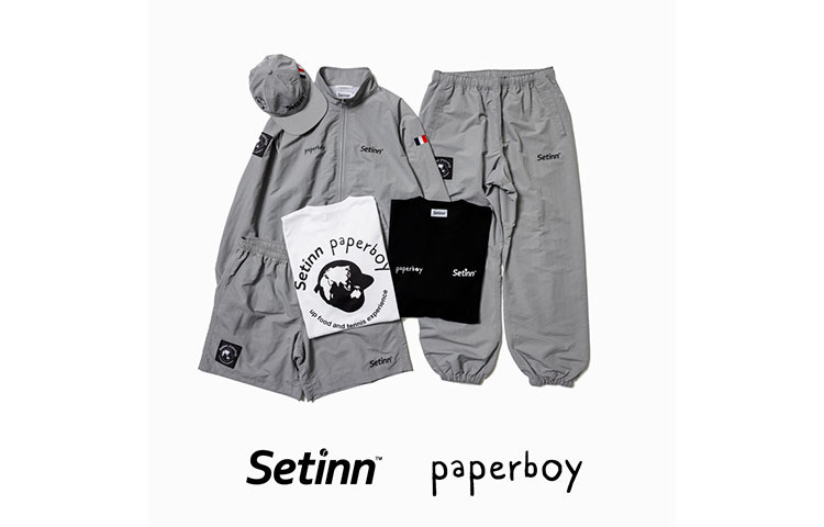 6月に海外限定で発売された「paperboy × 〈Setinn〉」グッズの販売