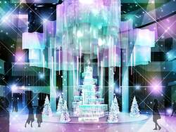 「オーロラの光のベールが舞い降りる！　グランフロント大阪でミッフィーと楽しむXmas！」の写真