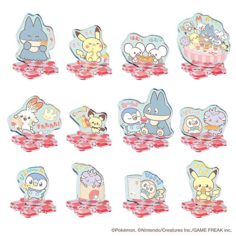 ポケピース／ちょこんとつながるｱｸﾘﾙｽﾀﾝﾄﾞ~Diner~（ランダム全12種）　各￥550（税込み）