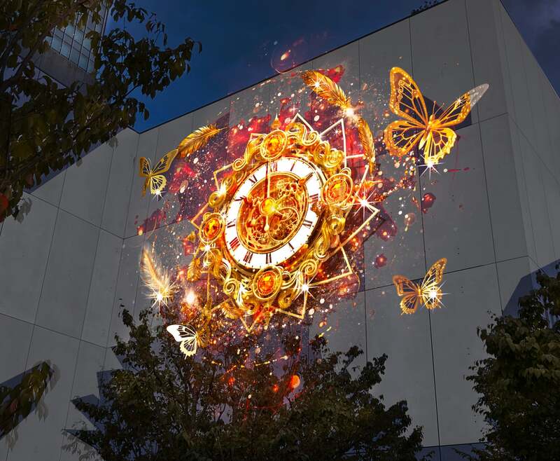 プロジェクションマッピング (イメージ)　（C）TOKYO-SKYTREETOWN