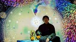 「家族で楽しむ光と音のアート体験！　群馬みなかみ町でナイトウォーク開催」の写真