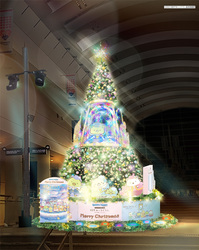 「横浜みなとみらいですみっコぐらし映画コラボのクリスマス！2025年11月6日から点灯」の写真