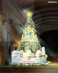 「横浜みなとみらいですみっコぐらし映画コラボのクリスマス！2025年11月6日から点灯」の写真