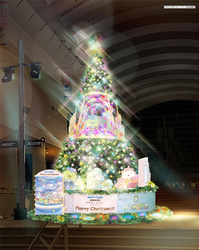 「横浜みなとみらいですみっコぐらし映画コラボのクリスマス！2025年11月6日から点灯」の写真