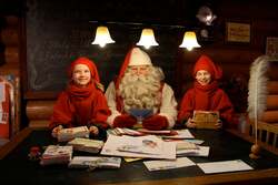 サンタグリーティング　イメージ　（C） Santa Claus Villae. jp, All Rights Reserved.