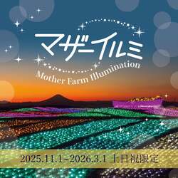 「千葉県富津市マザー牧場で冬のイルミネーション「マザーイルミ」が開催！」の写真