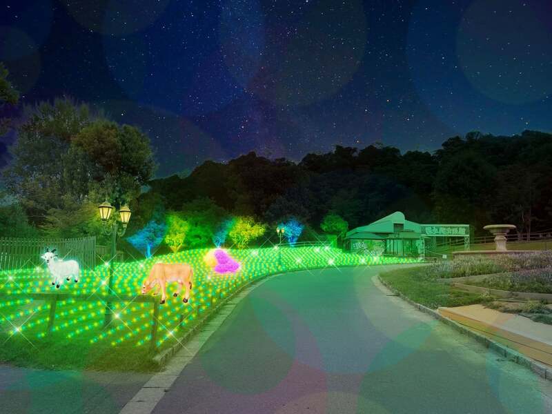 牧場をイメージしたエリア