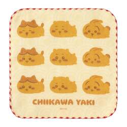 ちいかわ焼き ガーゼハンドタオル　焼きのみんな