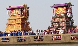 御鎮座1300年奉祝 愛媛県石岡神社 西条石岡だんじり 奉納