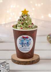 【抹茶ホイップのホットチョコレートドリンク】750円