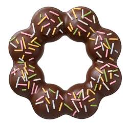 「ポン・デ・リース チョコ」テイクアウト194円、イートイン198円