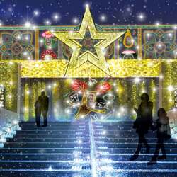 「福岡天神で「こびとづかん」初のイルミネーション！光るコビトたちに会いに行こう」の写真