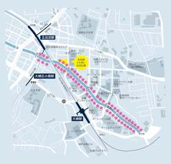 「品川区の目黒川で桜色のイルミネーション！　親子で楽しむワークショップも」の写真