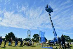 高所作業車で空中散歩