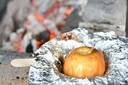 焼きリンゴ体験