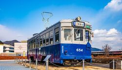 被爆電車 650形654号路面電車 車内公開