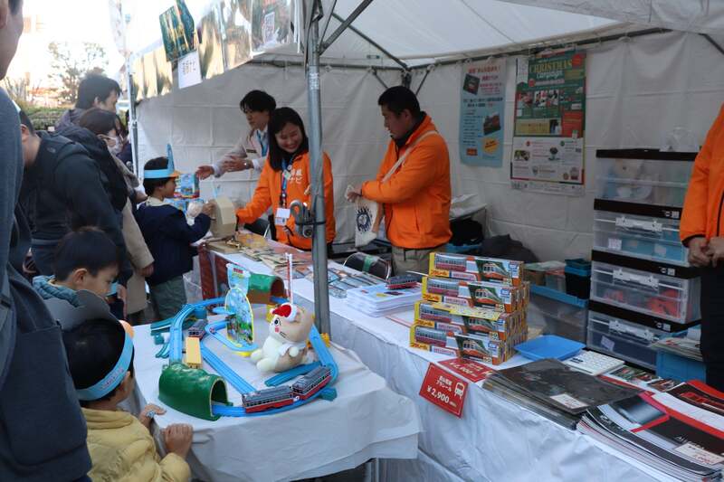 物販ブースの様子（昨年開催時）