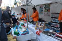 物販ブースの様子（昨年開催時）