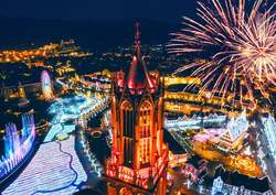 「ハウステンボスのイルミネーションが13年連続日本一達成！　冬の絶景光の世界へ」の写真