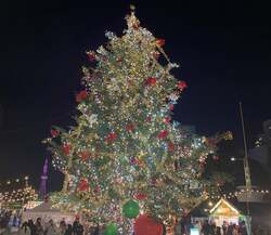 「サンタも登場！名古屋栄でクリスマスマーケット開催　エリア拡大でさらに楽しく」の写真