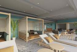 「茨城県大洗町のホテルに砂浜ラウンジとキッズルーム誕生　クラフトコーナーも！」の写真