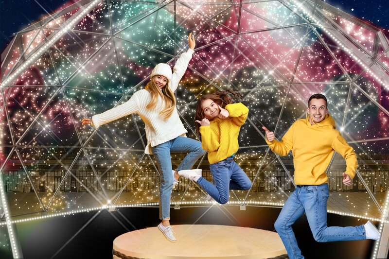 クリスマスどんたくの演出イメージ