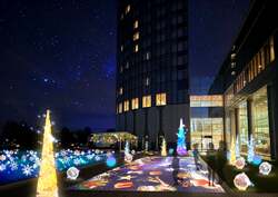 「びわ湖大津で体験型イルミネーション開催！　声や動きで光が変化する演出も」の写真