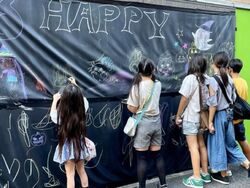 セントレアクリスマス2025 チョークアートパーク