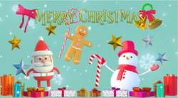 「アリオ亀有の「ALICE IN WONDER WALL」でクリスマス限定ホログラム撮影体験が登場」の写真