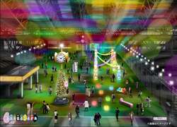 「大阪駅でバーバパパのイルミネーション開催！　家族で楽しめる光と音の祭典」の写真