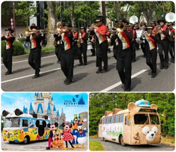 けやきスペシャルパレード／（左下）東京ディズニーリゾート（R）スペシャルパレード ／（右下）ダッフィーバス※画像はイメージです