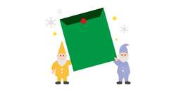 「高田馬場で親子が楽しむ絵本づくり！　やってみようえほん展でクリスマス工作体験」の写真