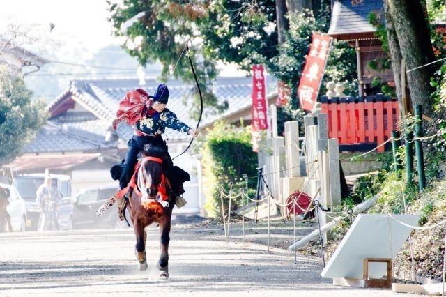 馬上武芸奉納祭（賀茂神社）