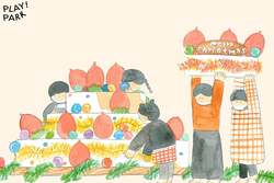 「奇妙でかわいいクリスマス支度！　立川PLAY! PARKで親子向け冬限定イベント開催」の写真