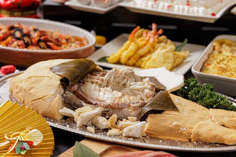 めで鯛の塩釜焼き