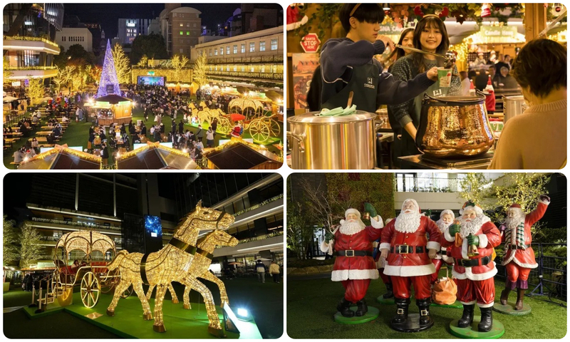 クリスマスゲートパーク in 福岡大名ガーデンシティ