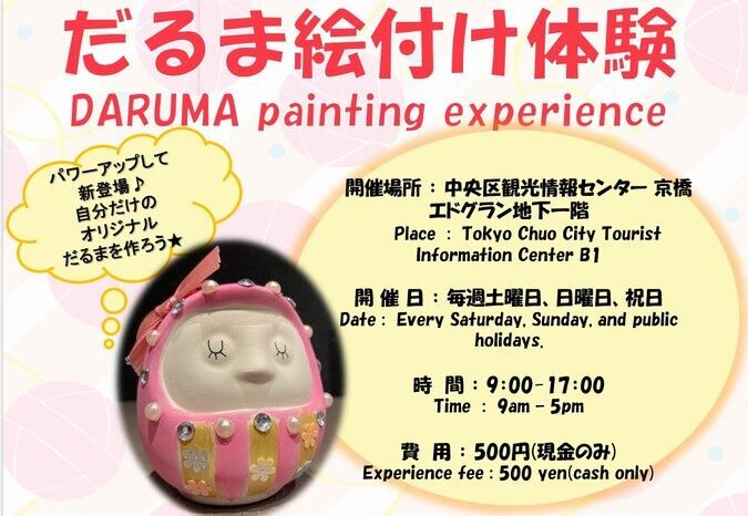だるま絵付け体験