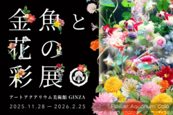 「銀座三越に金魚と花の幻想世界！　『アートアクアリウム美術館 GINZA』で冬の特別展」の写真