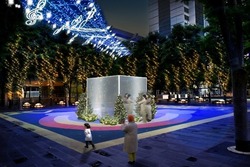 けやきひろば2階芝生広場（フォトスポットあり）