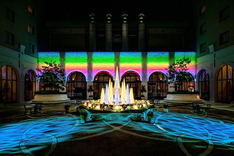 コートヤードのウィンターイルミネーション「Precious Time」