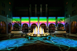 コートヤードのウィンターイルミネーション「Precious Time」