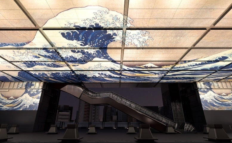 〈3階ひろば映像投影〉