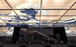 〈3階ひろば映像投影〉