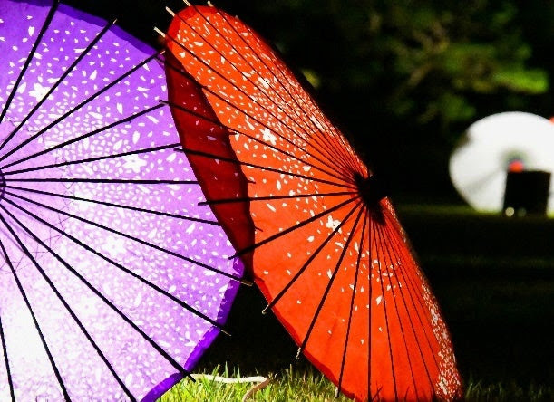 両国駅を彩る和傘イルミネーション