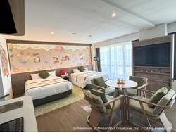 「ポケモンファンの親子に注目の宿泊プラン！　沖縄に「ガーディ」コラボルーム新登場」の写真