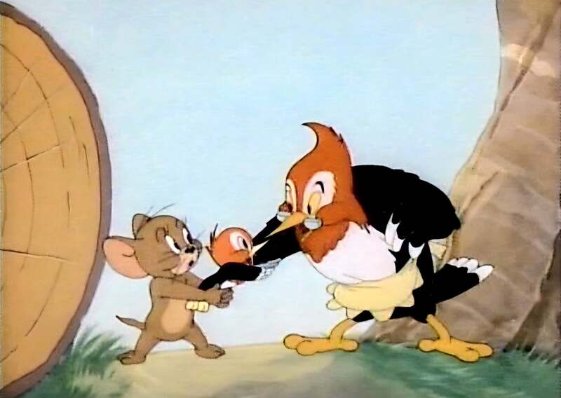 トムとジェリー『いたずらきつつき』