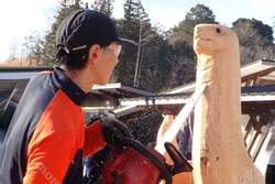 2026年も新春チェンソーアートショーを1/3(土)に開催　#2025年の様子