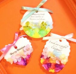 キャンドル教室 飾ろうロウのクリスマスオーナメント